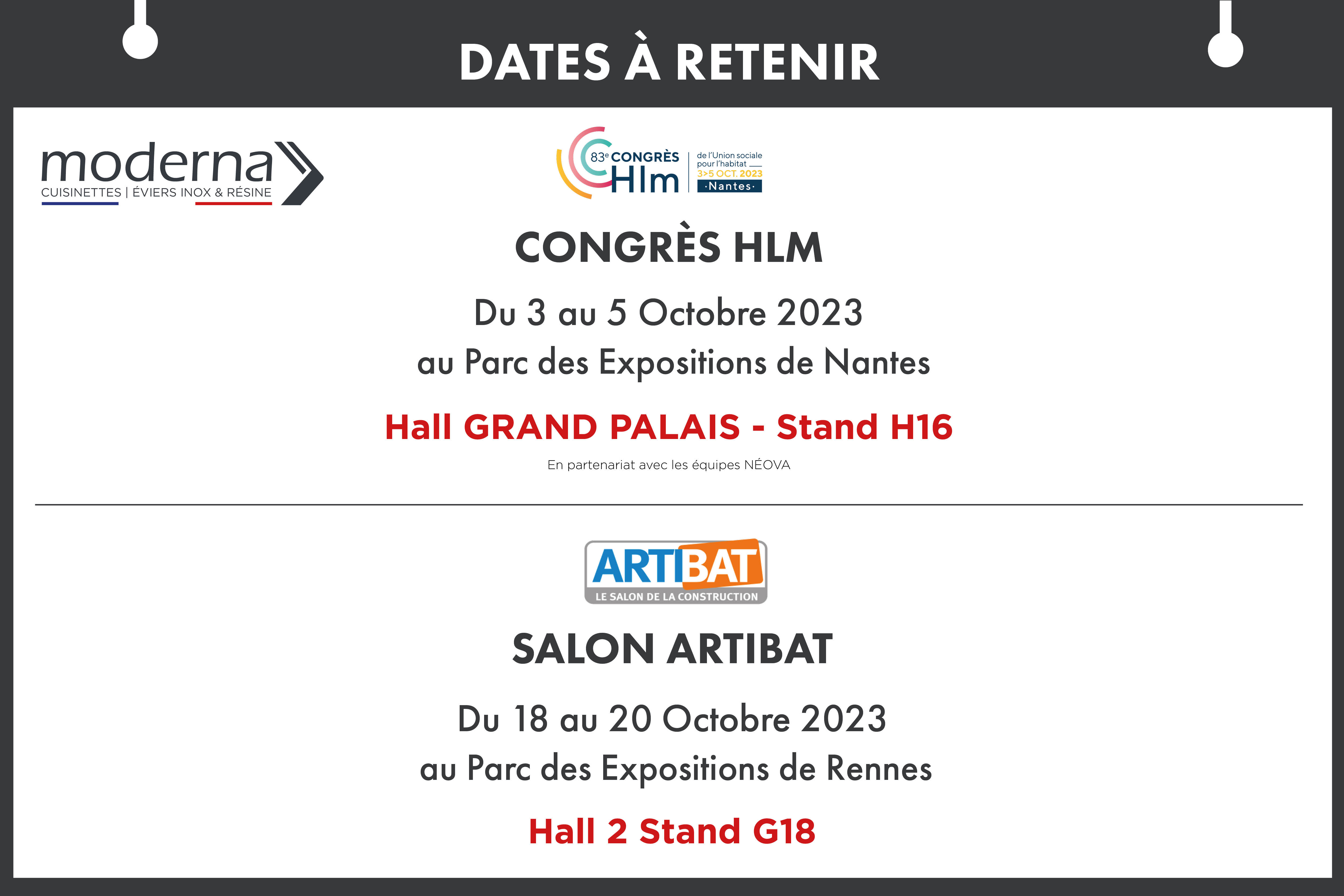 Salons HEXPO ET ARTIBAT 2023